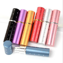 hot selling colorful portable refill glass spray bottle perfume atomizer aluminium